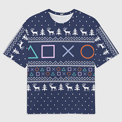 Мужская футболка оверсайз Winter PS