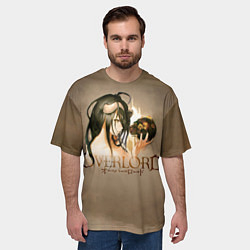 Футболка оверсайз мужская Overlord Albedo, цвет: 3D-принт — фото 2