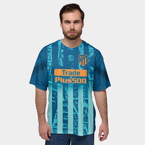 Мужская футболка оверсайз Griezmann alternative 18-19 / 3D-принт – фото 3