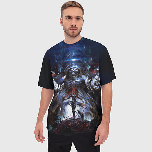 Мужская футболка оверсайз Overlord / 3D-принт – фото 3