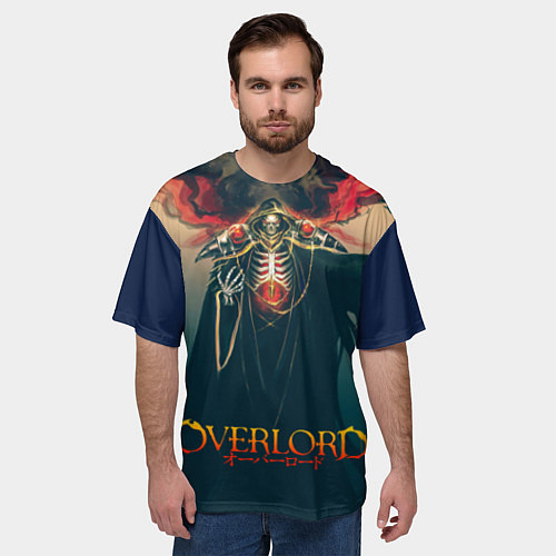 Мужская футболка оверсайз Momonga Overlord / 3D-принт – фото 3