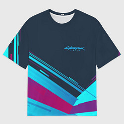 Футболка оверсайз мужская Cyberpunk 2077, цвет: 3D-принт