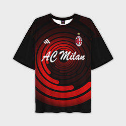 Футболка оверсайз мужская AC Milan - FC, цвет: 3D-принт
