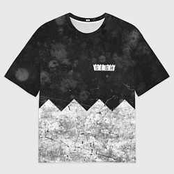 Футболка оверсайз мужская BONES: SESH Team, цвет: 3D-принт