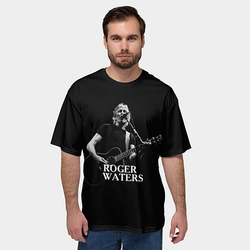 Мужская футболка оверсайз Roger Waters / 3D-принт – фото 3
