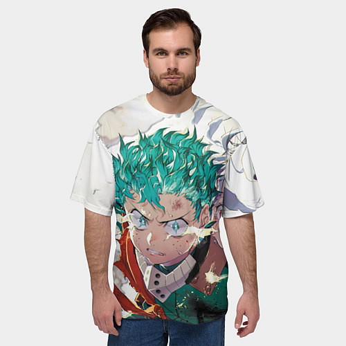 Мужская футболка оверсайз Аниме / 3D-принт – фото 3