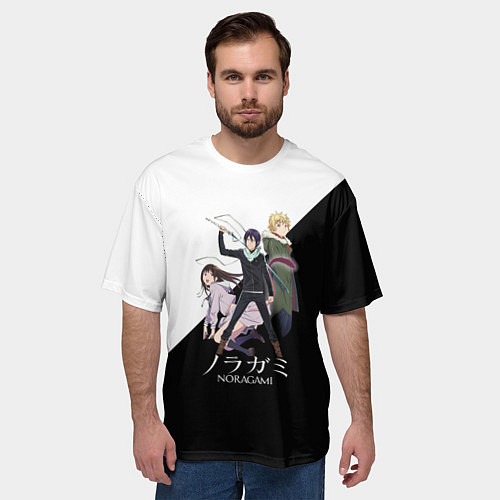 Мужская футболка оверсайз Бездомный Бог / 3D-принт – фото 3