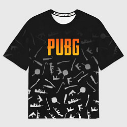 Футболка оверсайз мужская PUBG Master, цвет: 3D-принт