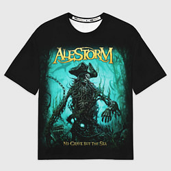Футболка оверсайз мужская Alestorm: Death Pirate, цвет: 3D-принт