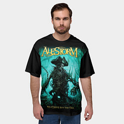 Футболка оверсайз мужская Alestorm: Death Pirate, цвет: 3D-принт — фото 2