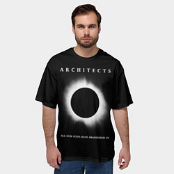 Футболка оверсайз мужская Architects: Black Eclipse, цвет: 3D-принт — фото 2