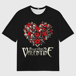 Футболка оверсайз мужская Bullet For My Valentine: Temper Temper, цвет: 3D-принт