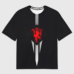 Футболка оверсайз мужская MUFC, цвет: 3D-принт