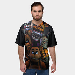 Футболка оверсайз мужская Five Nights at Freddy's, цвет: 3D-принт — фото 2