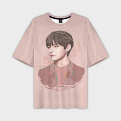Футболка оверсайз мужская Kim Taehyung, цвет: 3D-принт