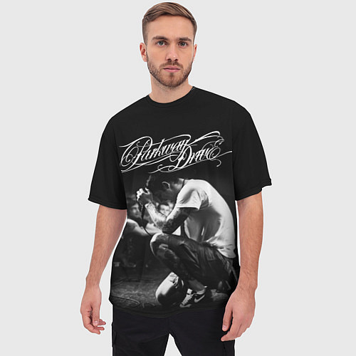Мужская футболка оверсайз Parkway Drive / 3D-принт – фото 3