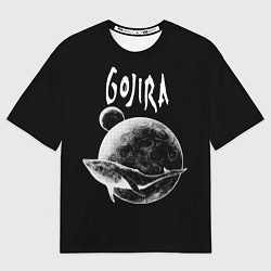 Футболка оверсайз мужская Gojira: Space, цвет: 3D-принт