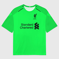 Футболка оверсайз мужская Liverpool: Alisson GK 18-19, цвет: 3D-принт