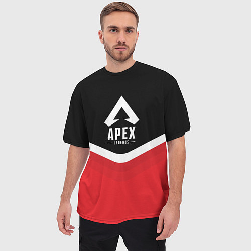 Мужская футболка оверсайз Apex Legends: Uniform / 3D-принт – фото 3
