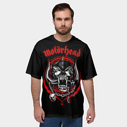 Футболка оверсайз мужская Motorhead Demons, цвет: 3D-принт — фото 2