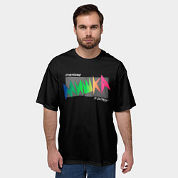 Футболка оверсайз мужская Mishka NYC x Tessa Violet, цвет: 3D-принт — фото 2