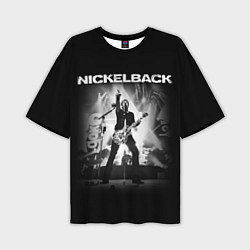 Футболка оверсайз мужская Nickelback Rock, цвет: 3D-принт