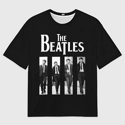 Футболка оверсайз мужская The Beatles: Black Side, цвет: 3D-принт