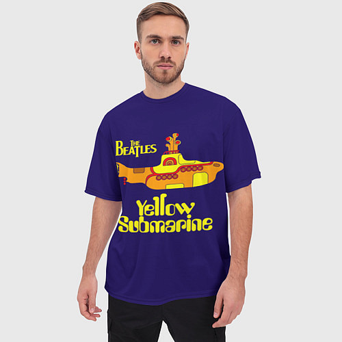 Мужская футболка оверсайз The Beatles: Yellow Submarine / 3D-принт – фото 3