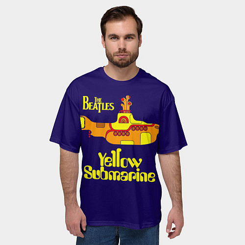 Мужская футболка оверсайз The Beatles: Yellow Submarine / 3D-принт – фото 3