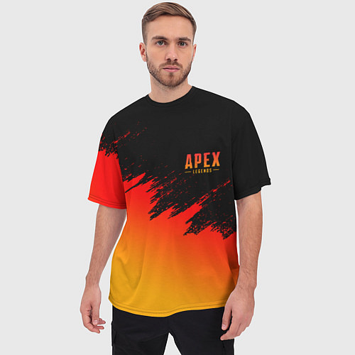Мужская футболка оверсайз Apex Sprite / 3D-принт – фото 3