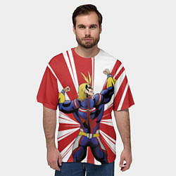 Футболка оверсайз мужская Всемогущий, цвет: 3D-принт — фото 2