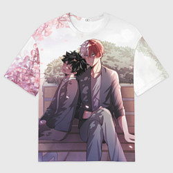 Футболка оверсайз мужская Моя Геройская Академия, цвет: 3D-принт