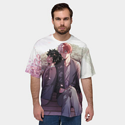 Футболка оверсайз мужская Моя Геройская Академия, цвет: 3D-принт — фото 2