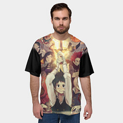Футболка оверсайз мужская Изуку, цвет: 3D-принт — фото 2