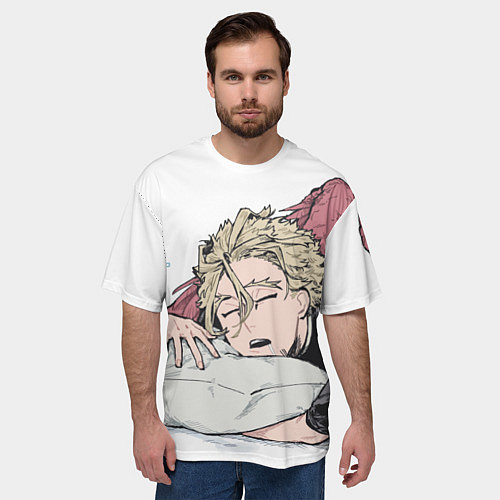 Мужская футболка оверсайз Dreams / 3D-принт – фото 3