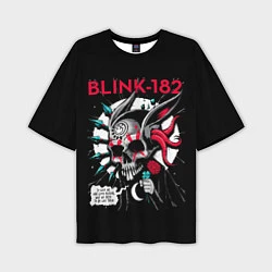 Футболка оверсайз мужская Blink-182: Death Punk, цвет: 3D-принт