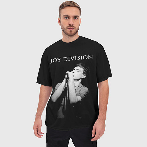 Мужская футболка оверсайз Joy Division / 3D-принт – фото 3