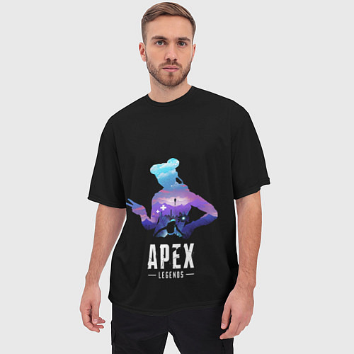 Мужская футболка оверсайз Apex Legends: Lifeline / 3D-принт – фото 3