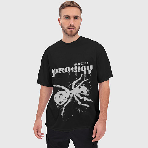 Мужская футболка оверсайз The Prodigy The Ant / 3D-принт – фото 3