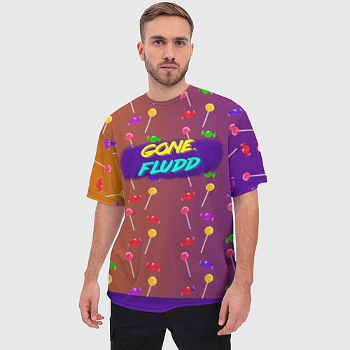 Мужская футболка оверсайз Gone Fludd art 5 / 3D-принт – фото 3