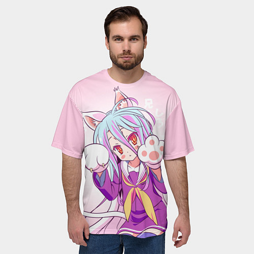 Мужская футболка оверсайз No Game No Life / 3D-принт – фото 3