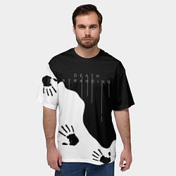 Футболка оверсайз мужская DEATH STRANDING, цвет: 3D-принт — фото 2
