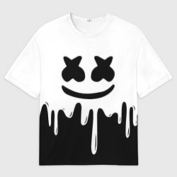 Мужская футболка оверсайз MELLO BLACK x WHITE