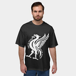 Футболка оверсайз мужская Liverpool - Y N W A 2022, цвет: 3D-принт — фото 2