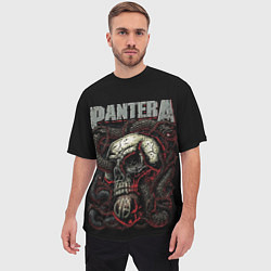 Футболка оверсайз мужская Pantera, цвет: 3D-принт — фото 2