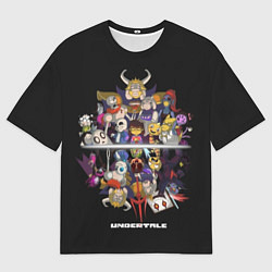 Футболка оверсайз мужская Undertale, цвет: 3D-принт