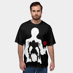 Футболка оверсайз мужская Рюк в свете, цвет: 3D-принт — фото 2