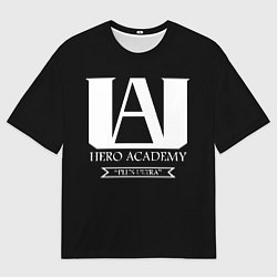 Футболка оверсайз мужская UA HERO ACADEMY logo, цвет: 3D-принт