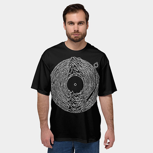 Мужская футболка оверсайз Joy Division / 3D-принт – фото 3