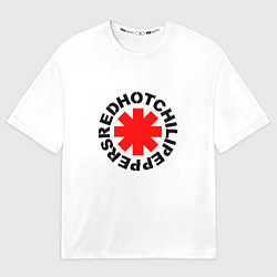 Футболка оверсайз мужская RED HOT CHILI PEPPERS, цвет: 3D-принт